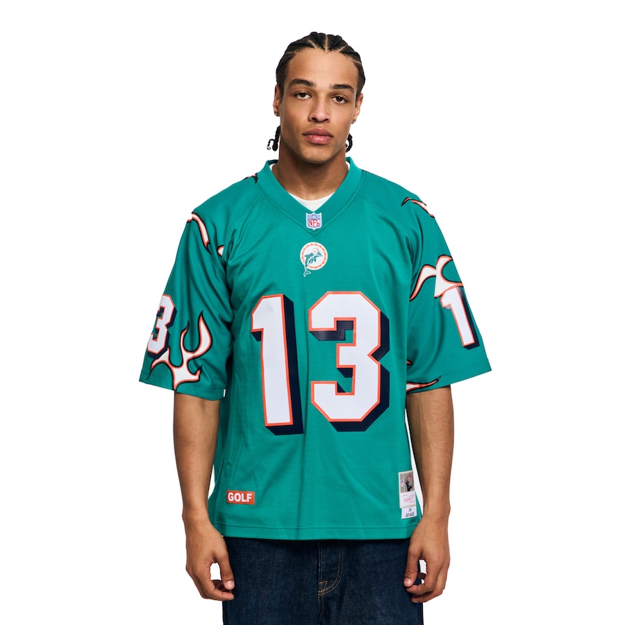 Unisex Miami Dolphins Dan Marino Mitchell & Ness x Golf Wang Aqua 1984 Legacy Fashion Jersey - Jersey