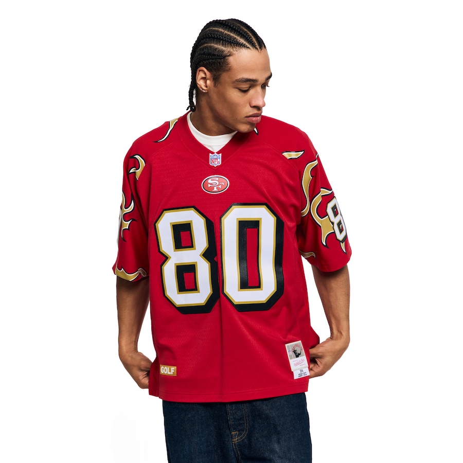 Unisex San Francisco 49ers Jerry Rice Mitchell & Ness x Golf Wang Scarlet 1994 Legacy Fashion Jersey - Jersey