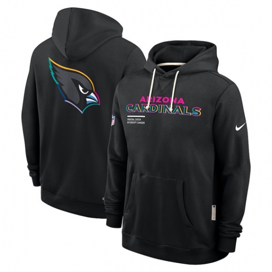 Men's Arizona Cardinals Black 2025 Crucial Catch Dri-FIT Hoodie - Jersey