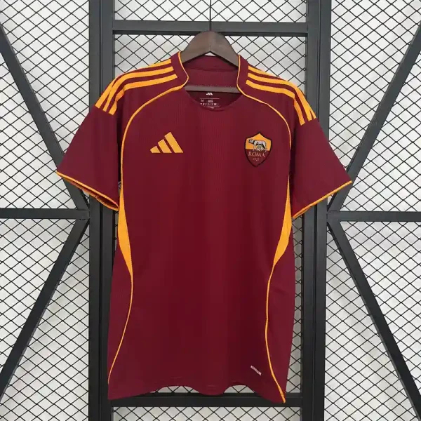 Roma Soccer Jersey Home Custom Shirt 2025/26 - Jersey