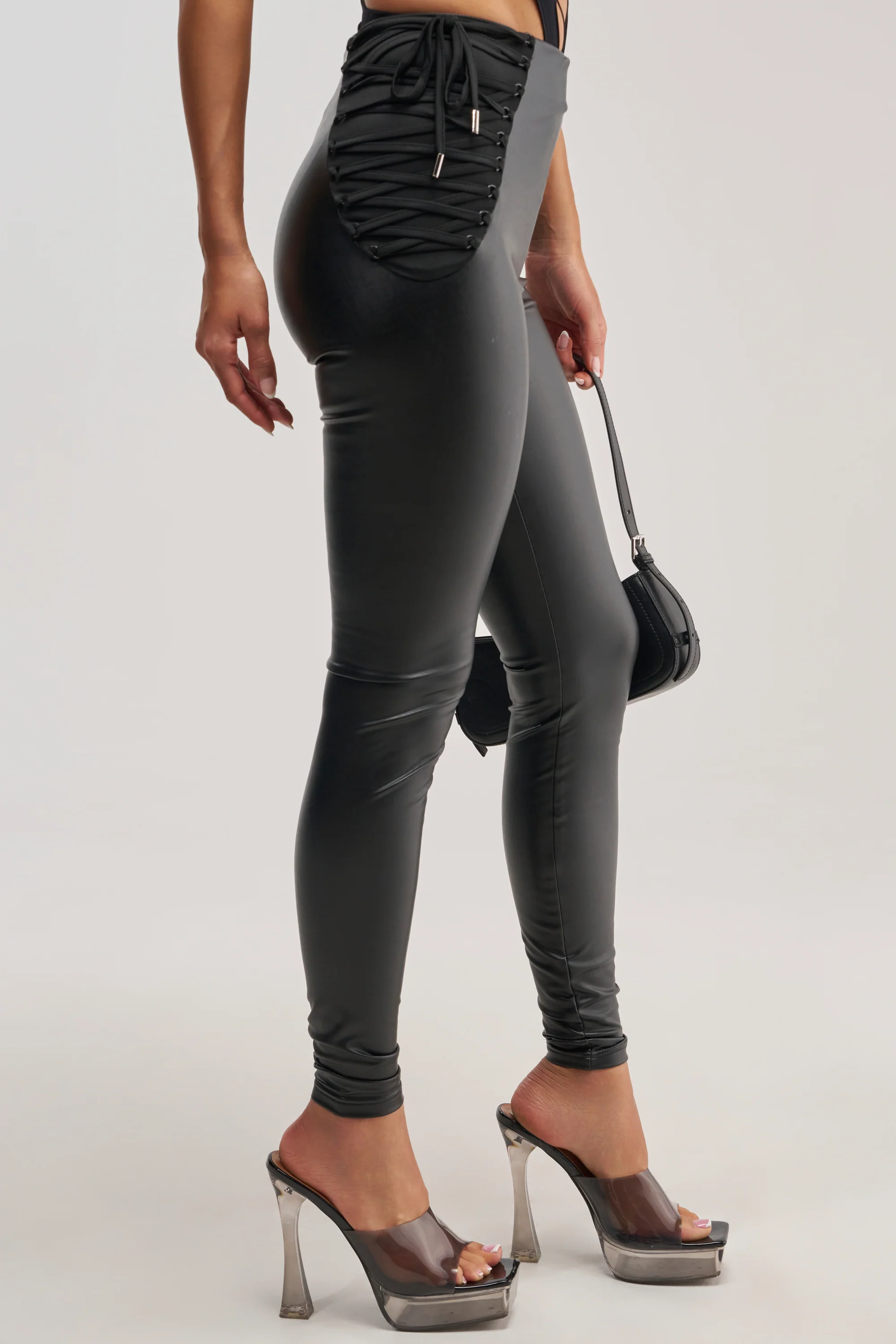 SEXY AS HELL LACE UP LEGGING - Akira Wear