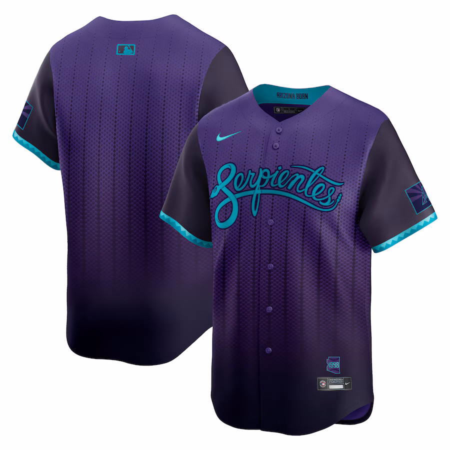 Men's Arizona Diamondbacks Nike Purple 2025 City Connect Limited Jersey - Jersey
