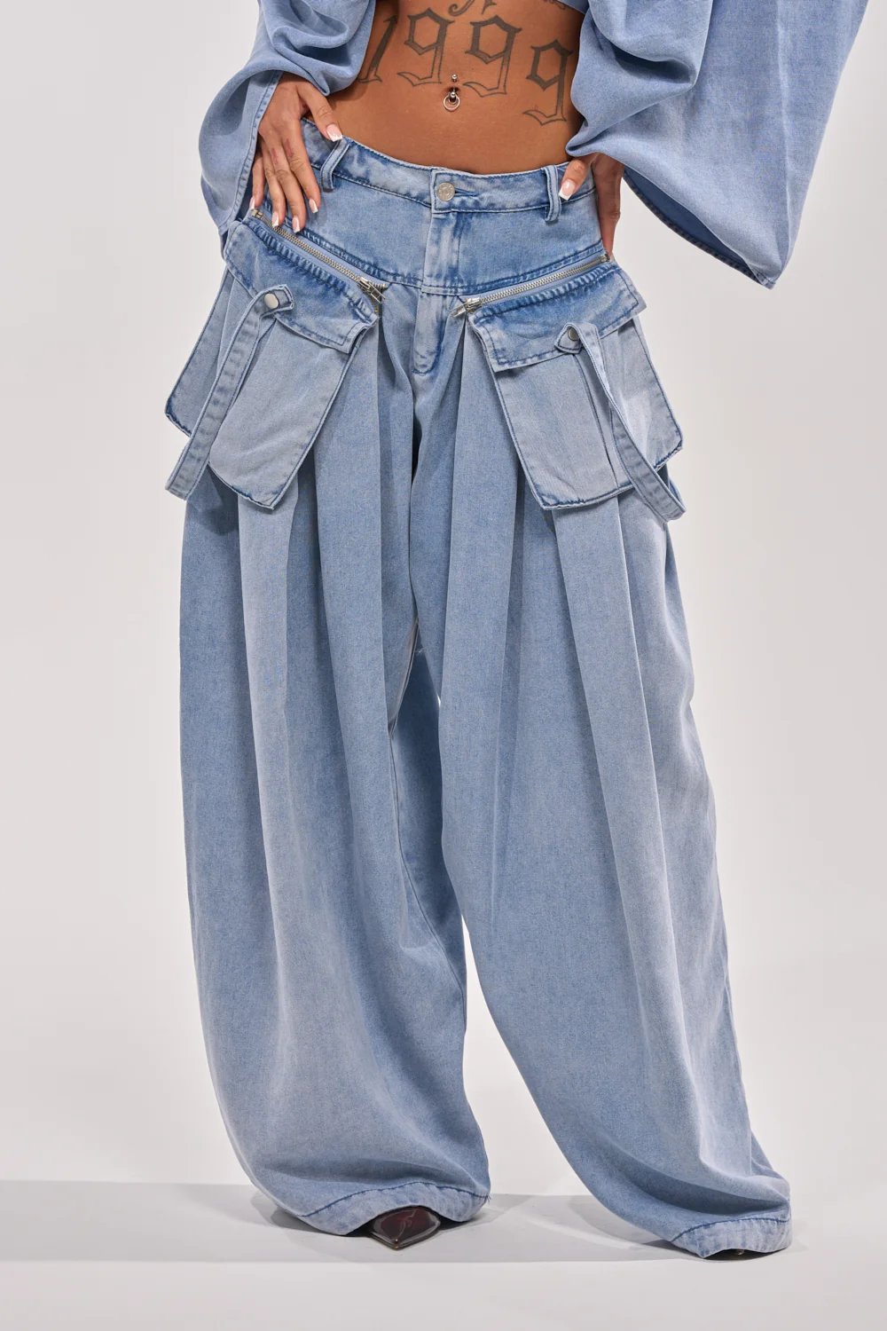 DRIFTING AWAY CARGO DENIM - Akira Wear