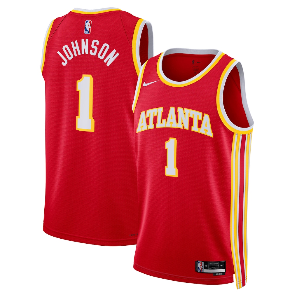 Unisex Atlanta Hawks Jalen Johnson Nike Red Swingman Jersey - Icon Edition - Jersey