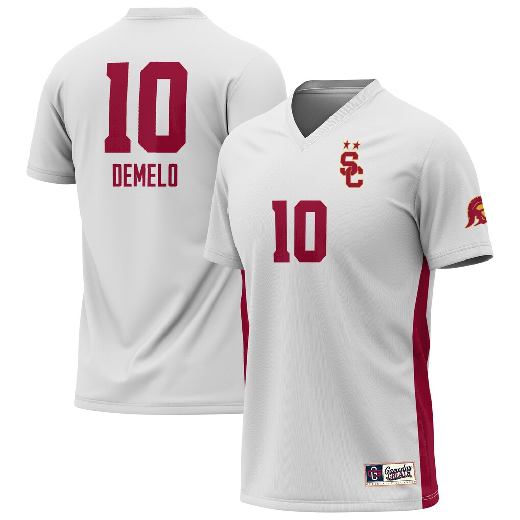 Youth GameDay Greats Savannah DeMelo White USC Trojans Lightweight Women's Soccer Jersey - Jersey