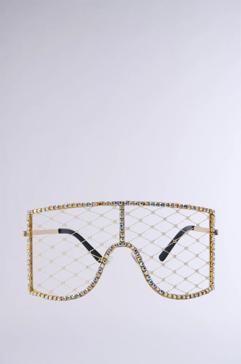 POP THE BUBBLY GLASSES IN GOLD - Akira Wear