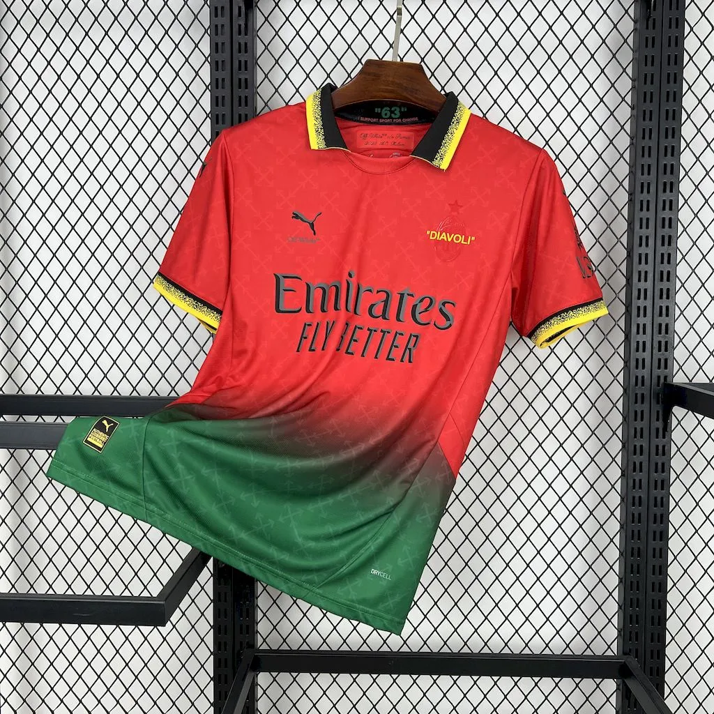 AC Milan Soccer Jersey Fourth Away Goalkeeper Custom Shirt 2024/25 - Jersey