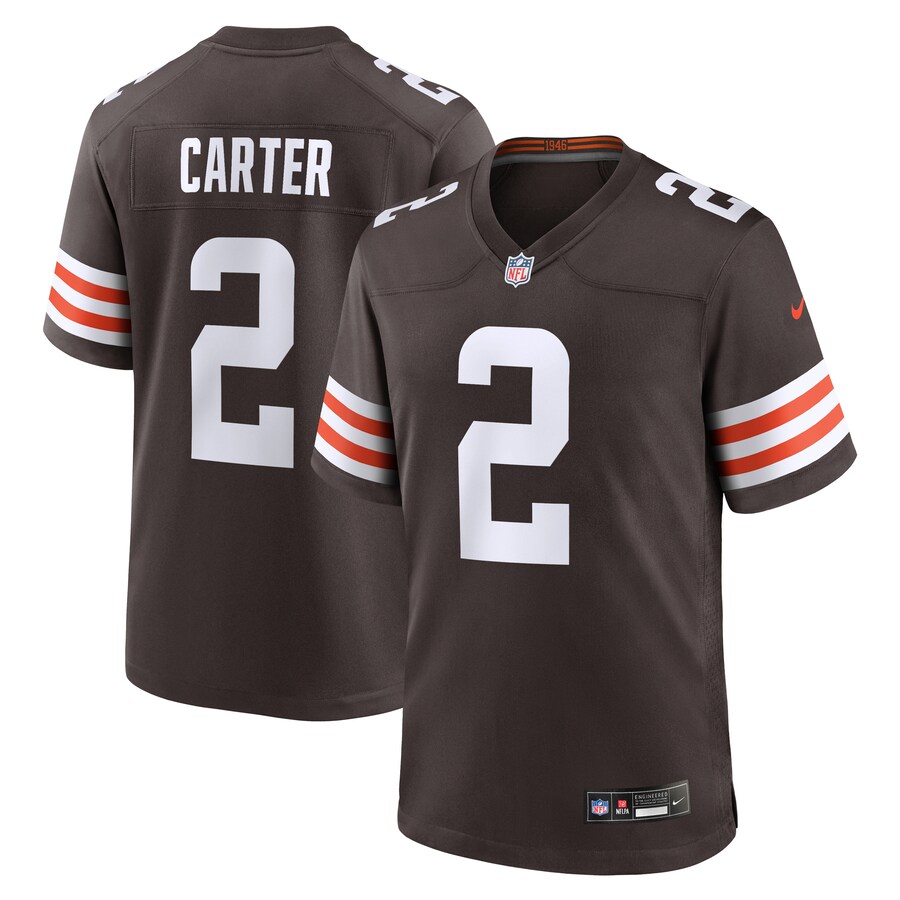 Men's Cleveland Browns DeAndre Carter Nike Brown Team Game Jersey - Jersey