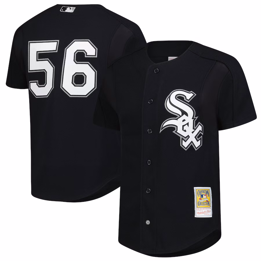 Men's Chicago White Sox Mark Buehrle Mitchell & Ness Black Authentic Batting Practice Jersey - Jersey