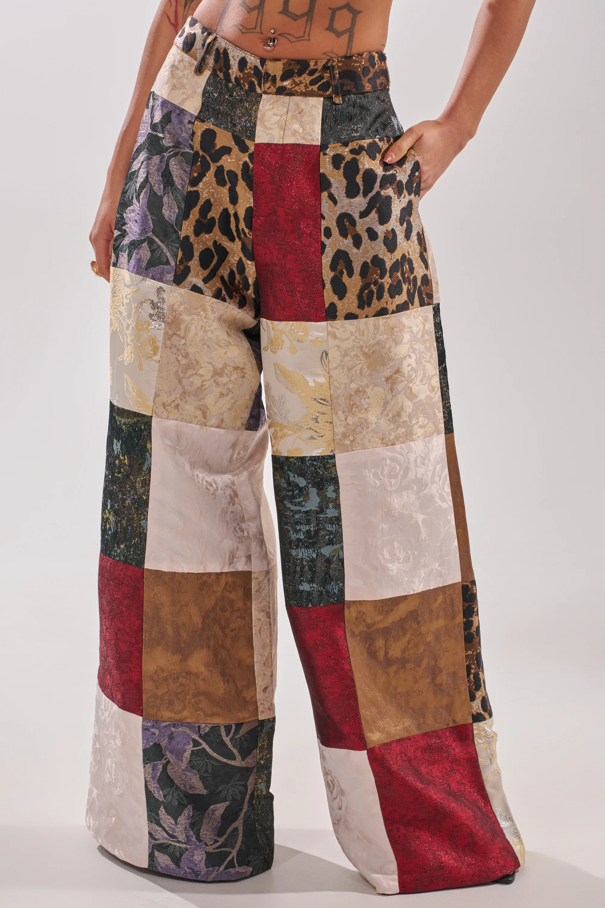 MADE YOU LOOK PATCHWORK TROUSER - Akira Wear
