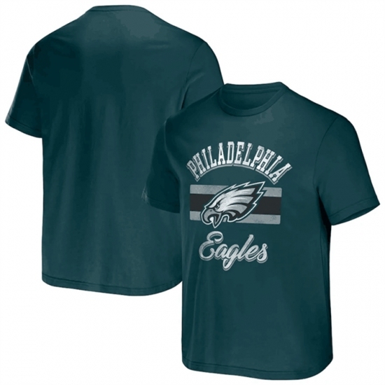 Men's Philadelphia Eagles Green X Darius Rucker Collection Stripe T Shirt - Jersey