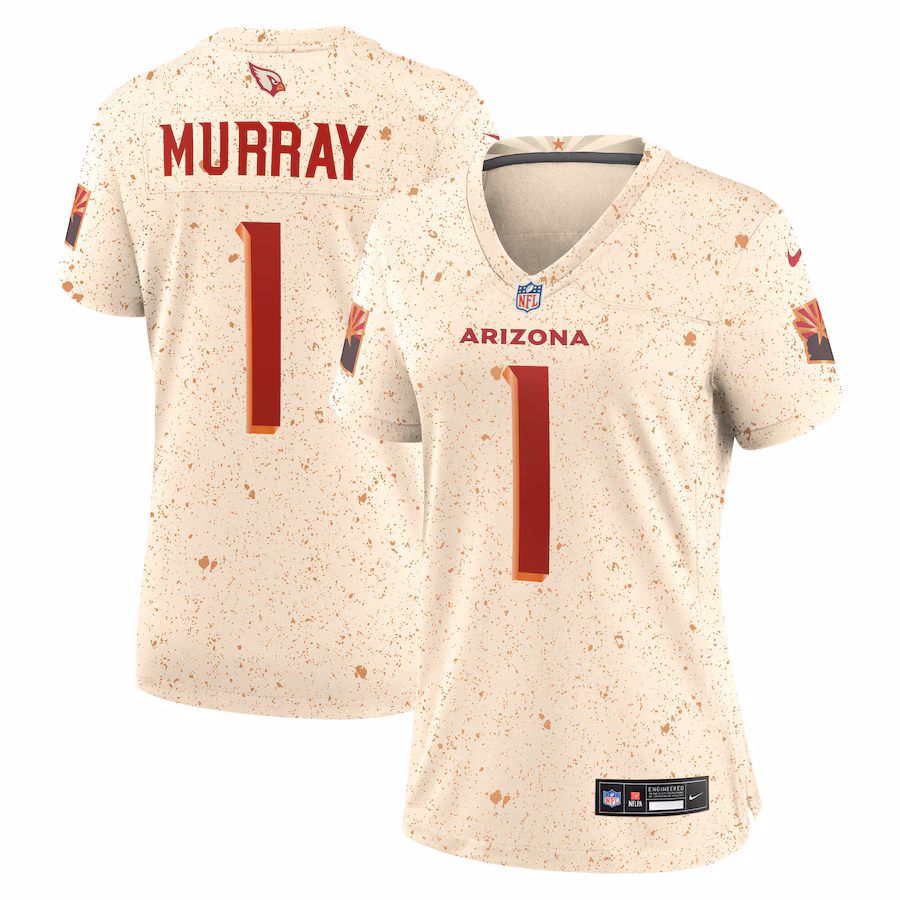 Women's Arizona Cardinals Kyler Murray Nike Natural 2025 Rivalries Collection Game Jersey - Jersey