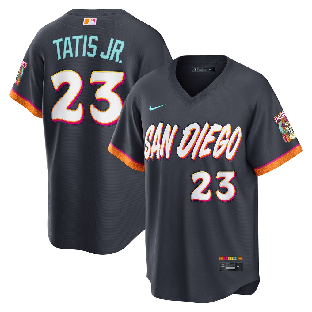 Men's San Diego Padres Fernando Tatis Jr. Nike Obsidian 2026 City Connect Stadium Jersey - Jersey