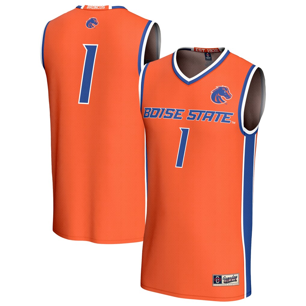 Unisex GameDay Greats Orange Boise State Broncos Collegiate Basketball Fashion Jersey - Jersey