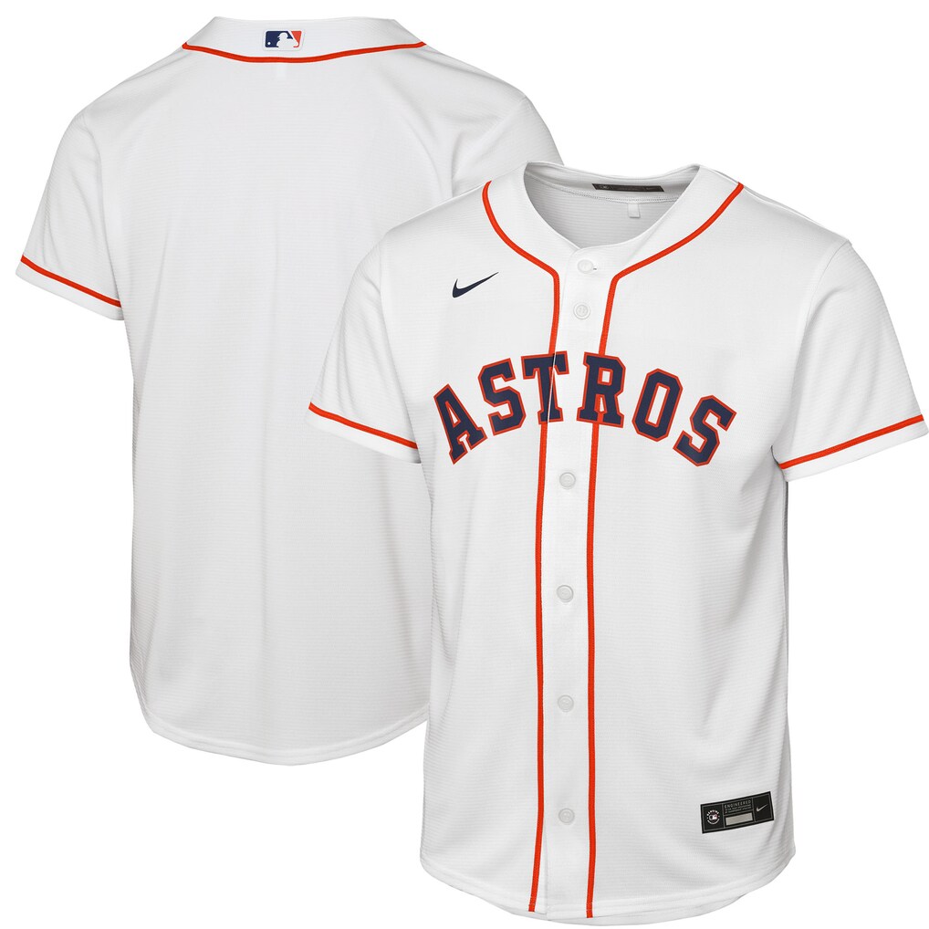 Youth Houston Astros  Nike White Home Replica Jersey - Jersey