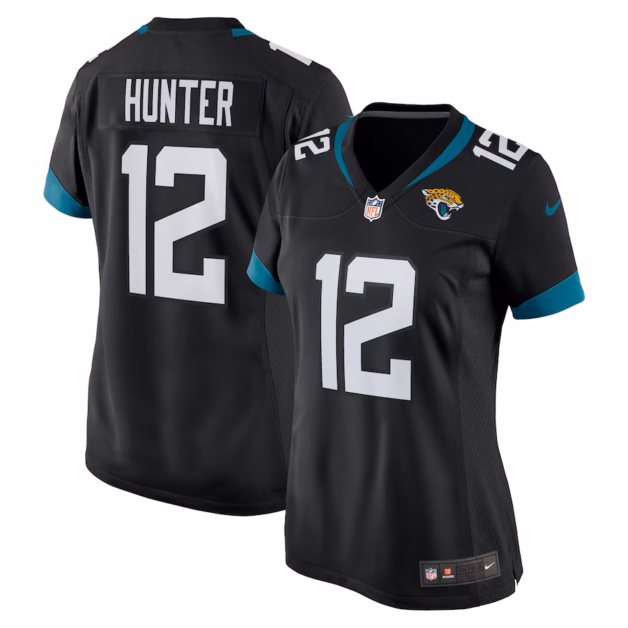 Women's Jacksonville Jaguars Travis Hunter Nike Black Alternate Game Jersey - Jersey