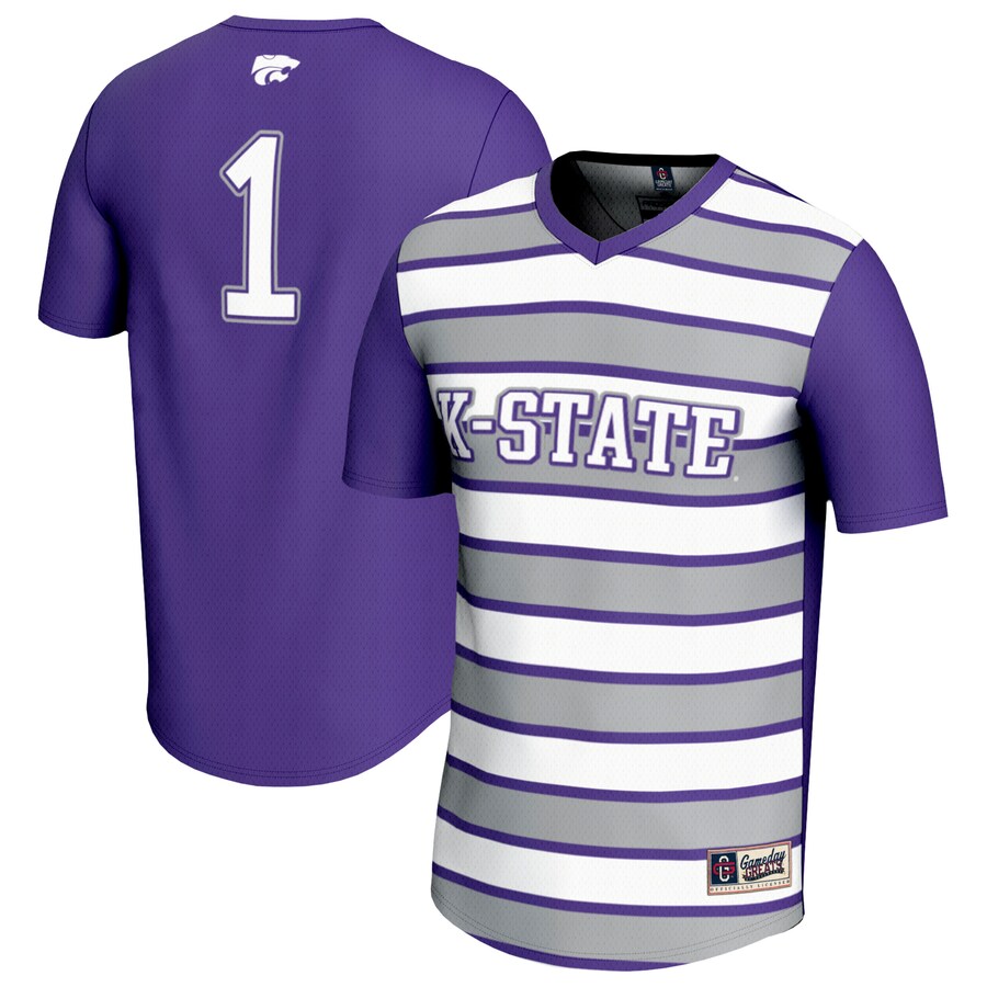 Unisex GameDay Greats #1 Purple Kansas State Wildcats Lightweight Soccer Fashion Jersey - Jersey