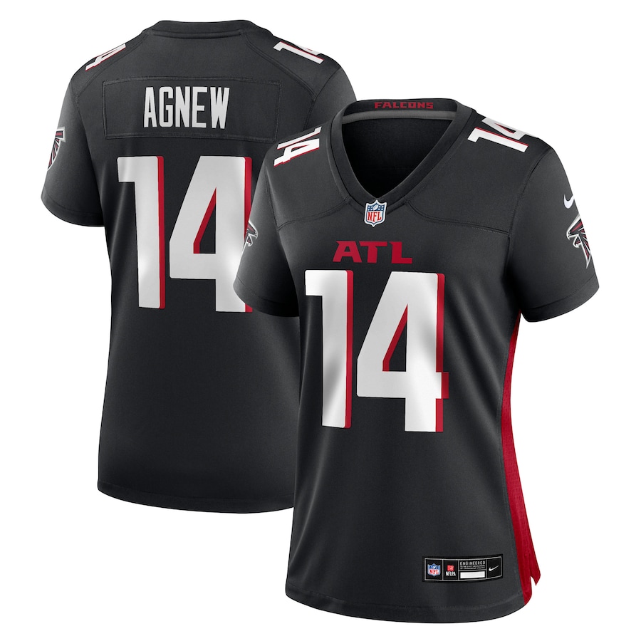 Women's Atlanta Falcons Jamal Agnew Nike Black Team Game Jersey - Jersey