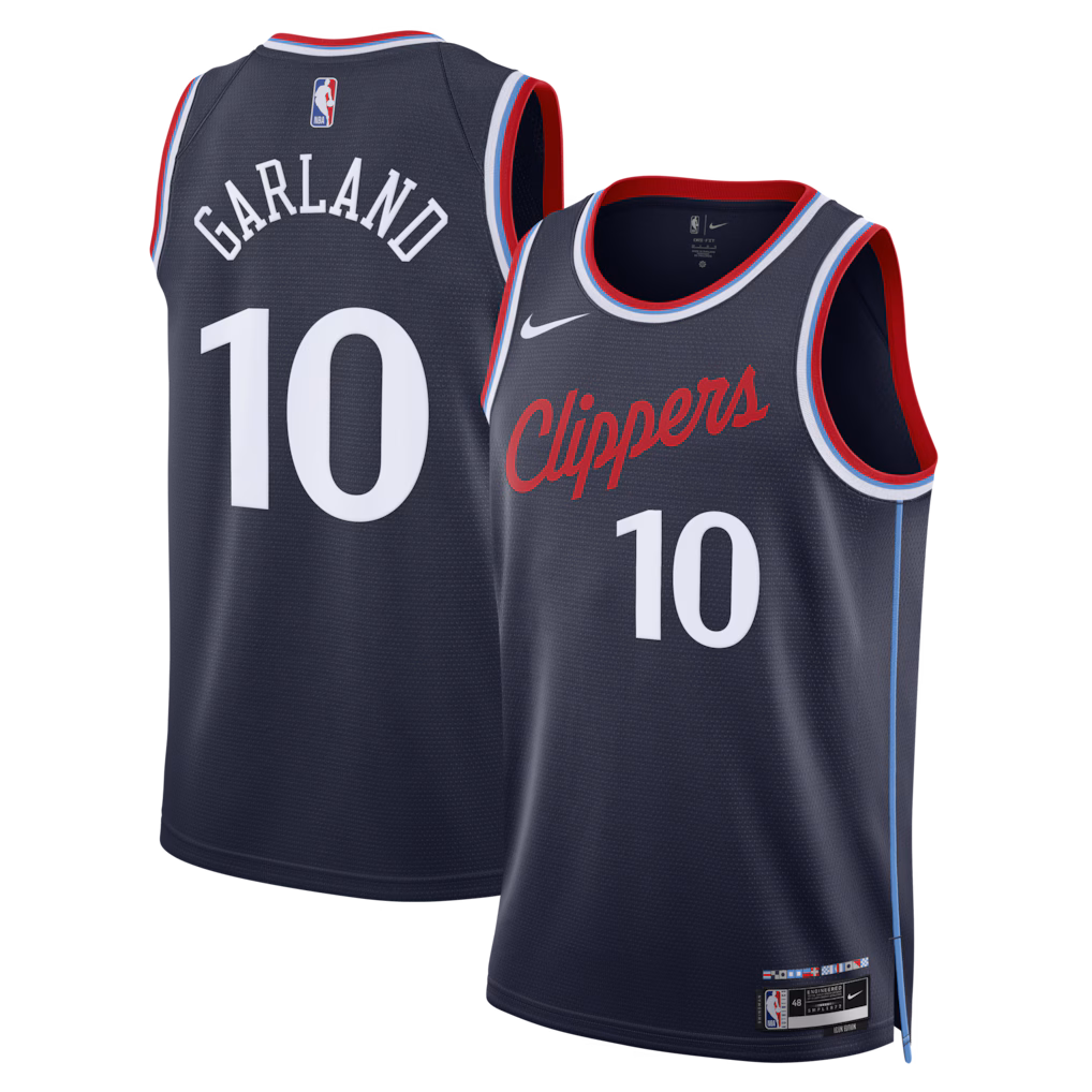 Unisex LA Clippers Darius Garland Nike Navy Swingman Jersey - Icon Edition - Jersey