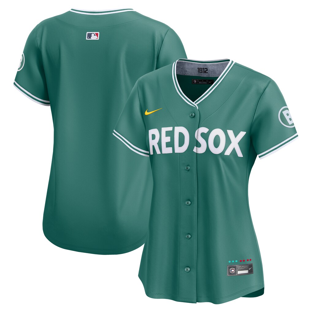 Women's Boston Red Sox  Nike Green 2025 City Connect Limited Jersey - Jersey