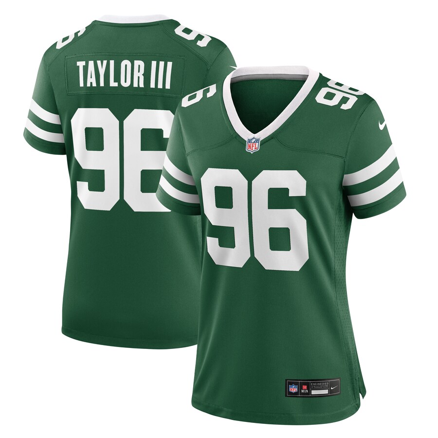 Women's New York Jets Leonard Taylor III Nike Legacy Green Game Jersey - Jersey