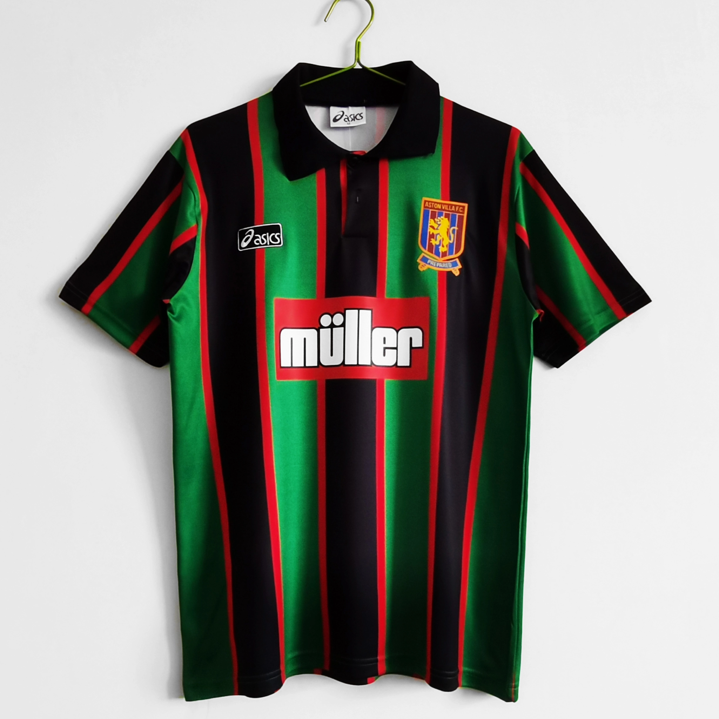 Aston Villa Retro Football Jersey Away Custom Shirt 1993-95 - Jersey