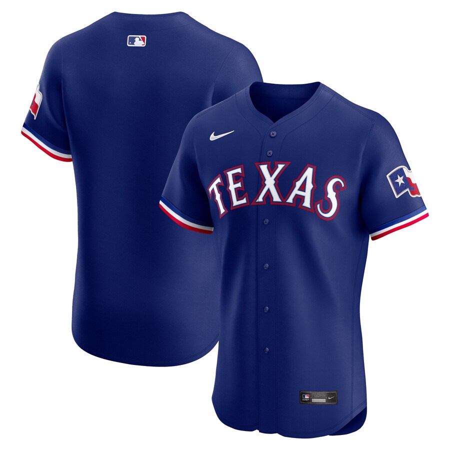 Men's Texas Rangers Nike Royal Alternate 2 Elite Jersey - Jersey