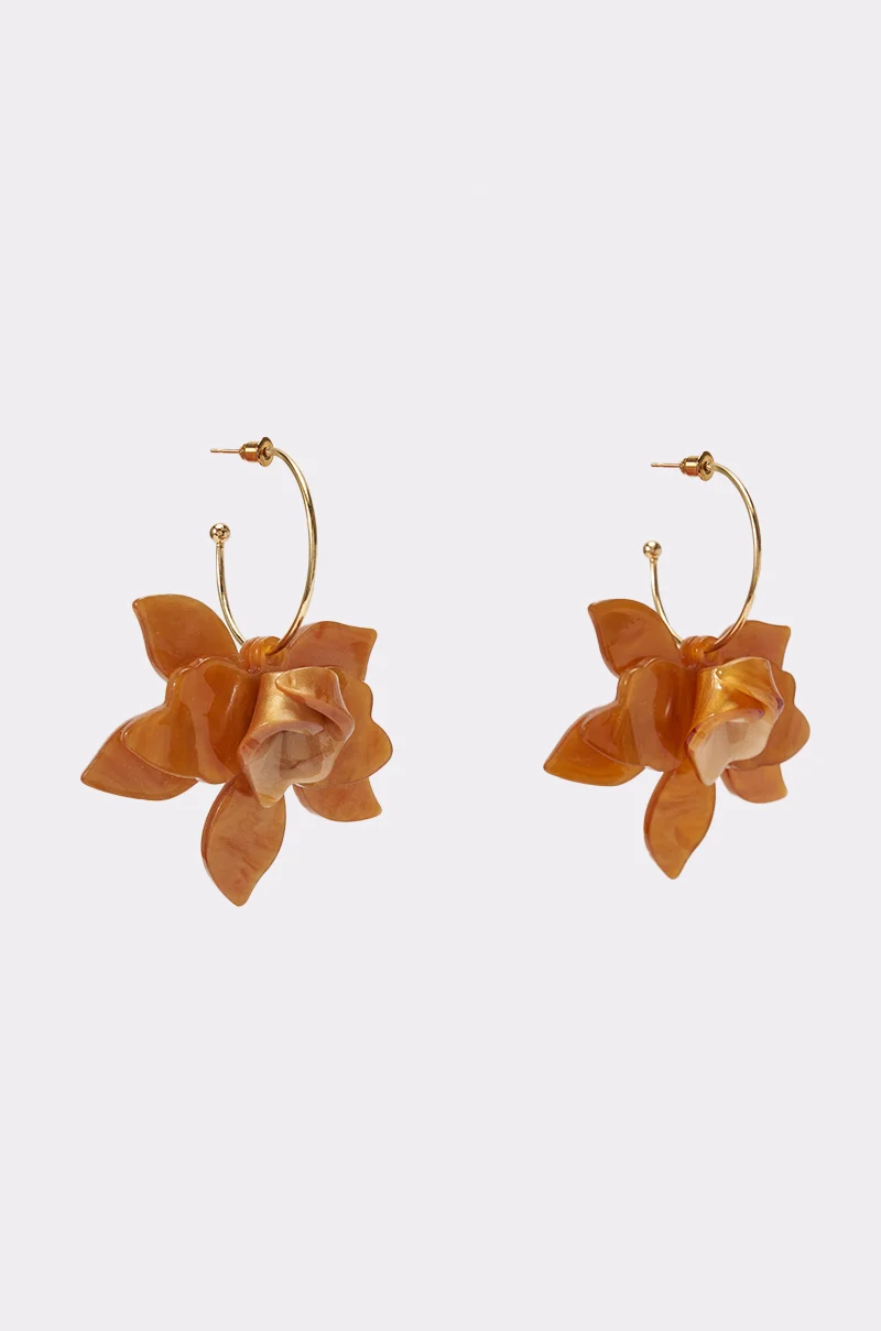 GOLDEN HOUR PETAL EARRINGS - Akira Wear