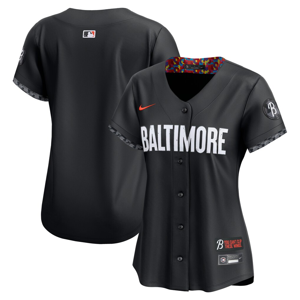 Women's Baltimore Orioles Nike Black City Connect Limited Jersey - Jersey