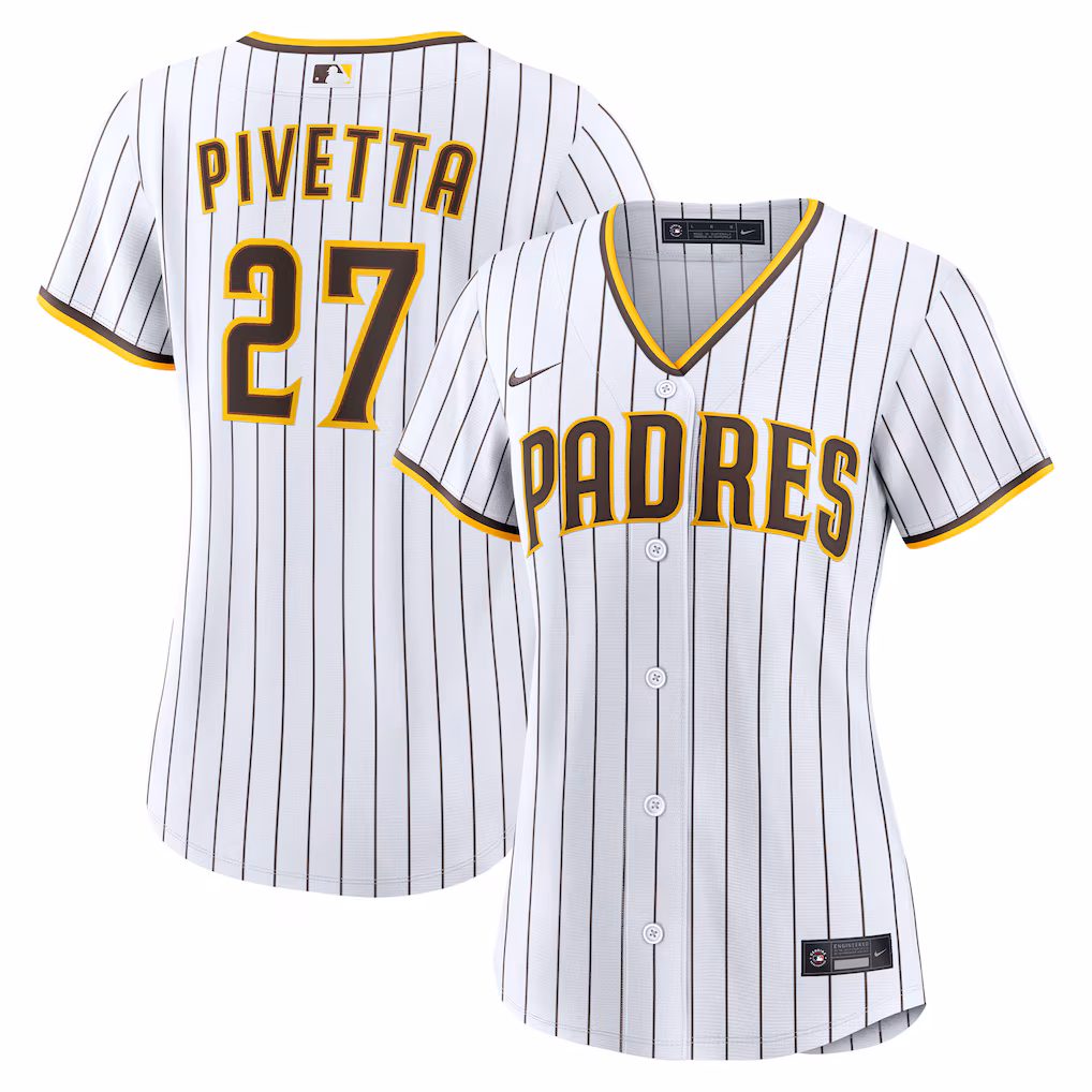 Women's San Diego Padres Nick Pivetta Nike White Home Replica Jersey - Jersey