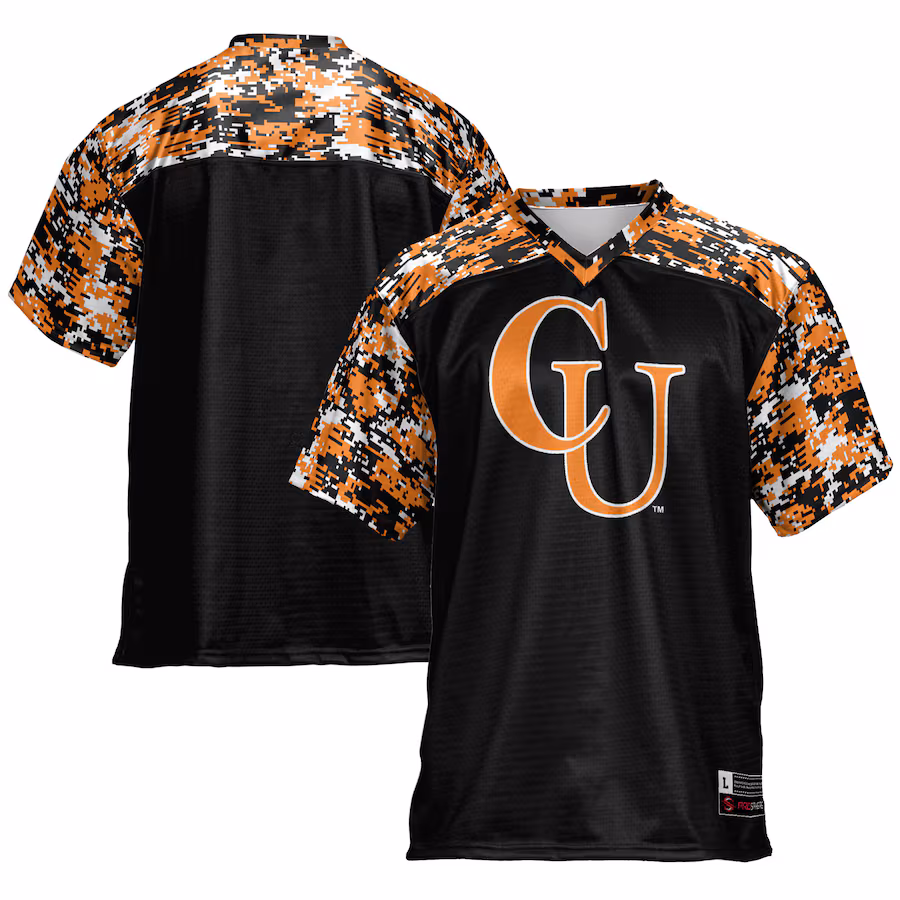 Men's GameDay Greats Black Campbell Fighting Camels Football Jersey - Jersey