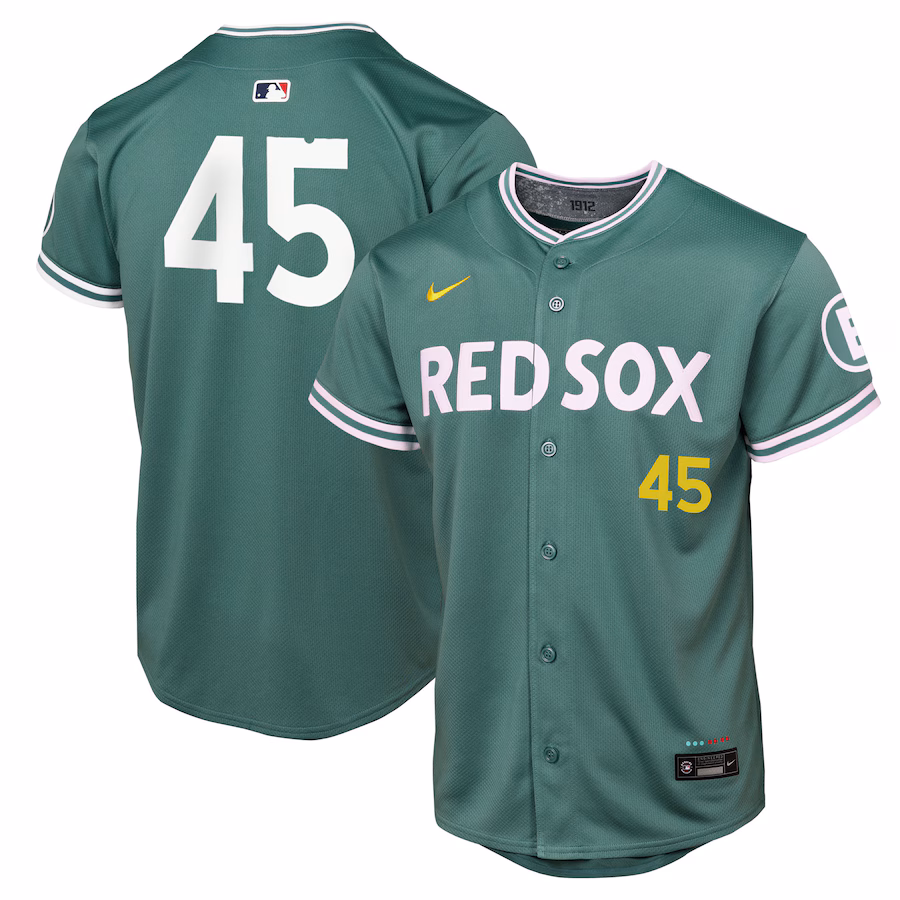Youth Boston Red Sox Pedro Martinez Nike Green 2025 City Connect Limited Retired Player Jersey - Jersey