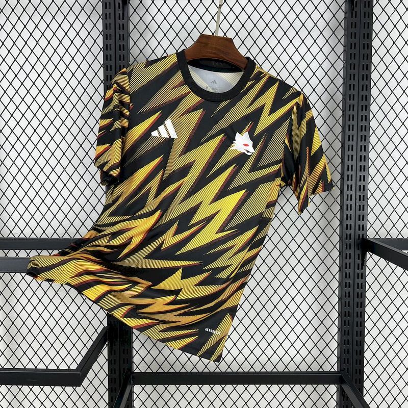 Roma Soccer Jersey Pre-Match Custom Shirt 2025/26 - Jersey