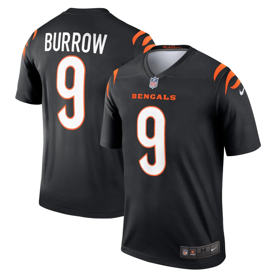 Men's Cincinnati Bengals Joe Burrow Nike Black Team Legend Jersey - Jersey