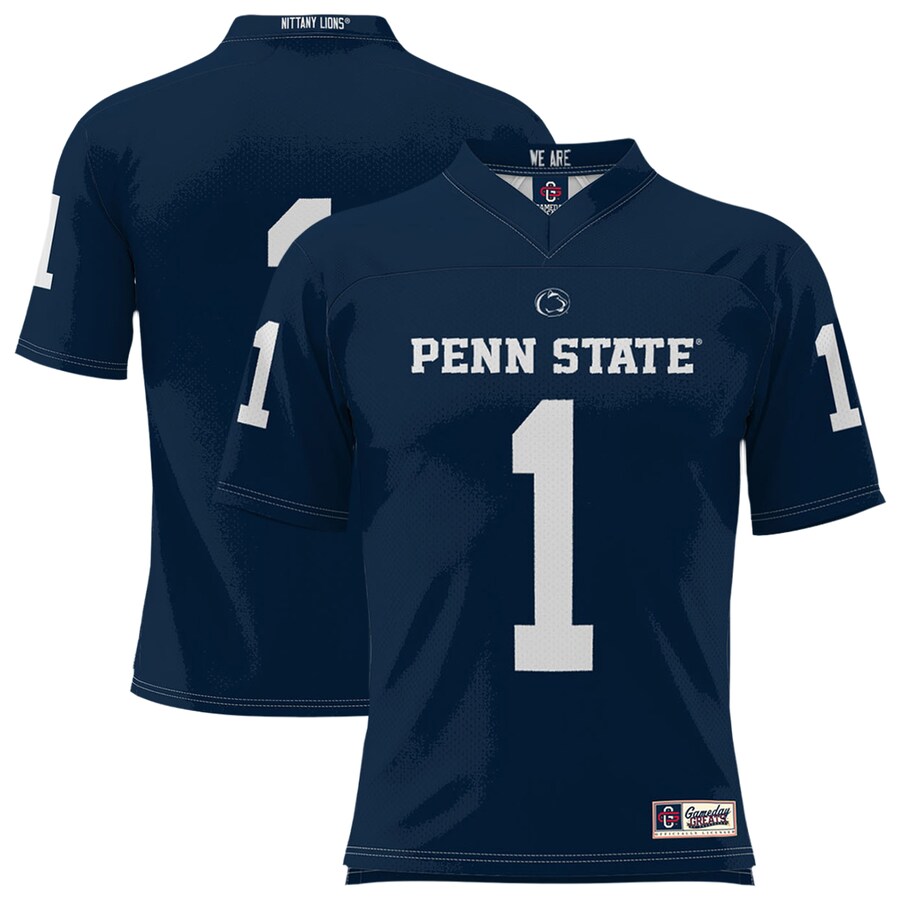 Youth GameDay Greats #1 Navy Penn State Nittany Lions Lightweight Football Fashion Jersey - Jersey