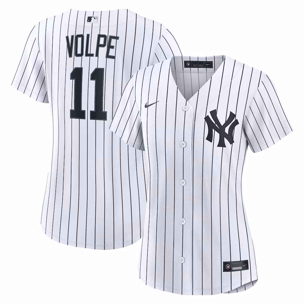 Women's New York Yankees Anthony Volpe Nike White Home Replica Jersey - Jersey
