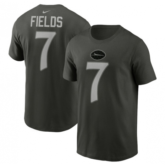 Men's New York Jets #7 Justin Fields Gotham Green 2025 Rivalries Collection Player Name & Number T-Shirt - Jersey