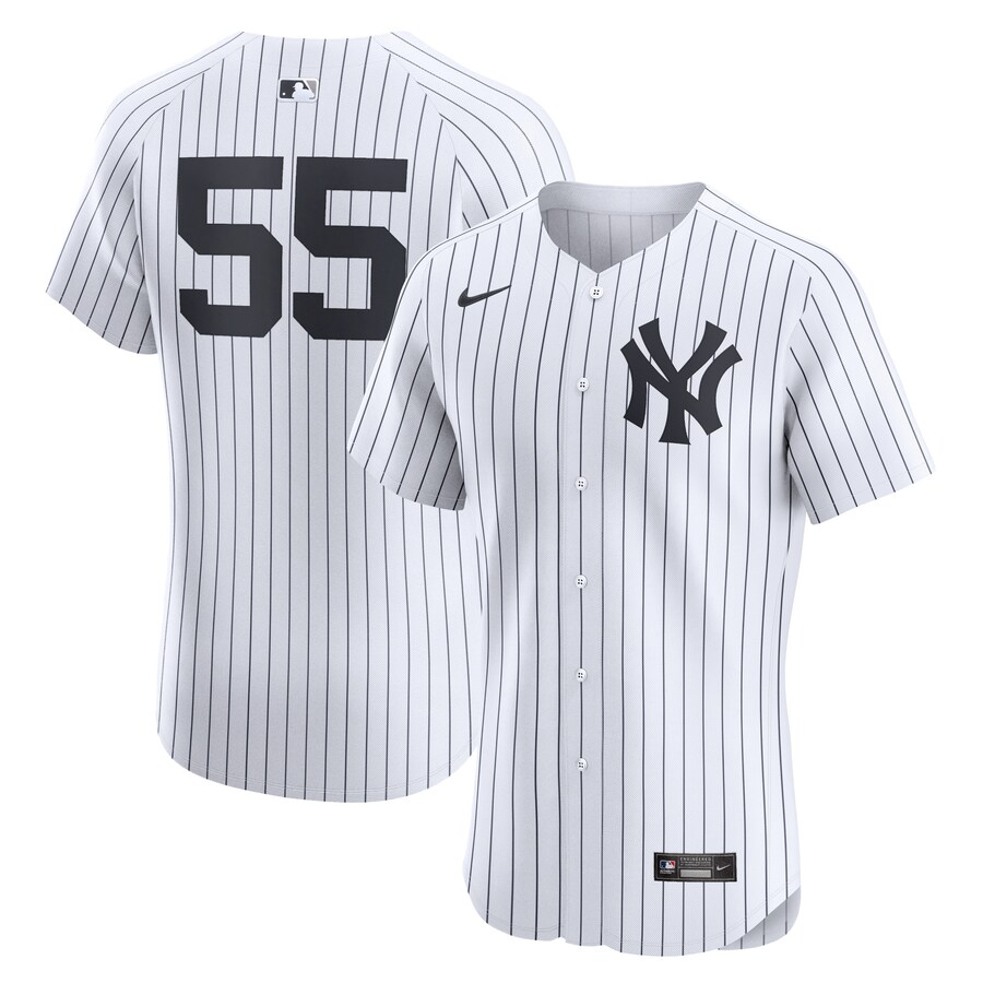 Men's New York Yankees Carlos Rodon Nike White Home Elite Player Jersey - Jersey