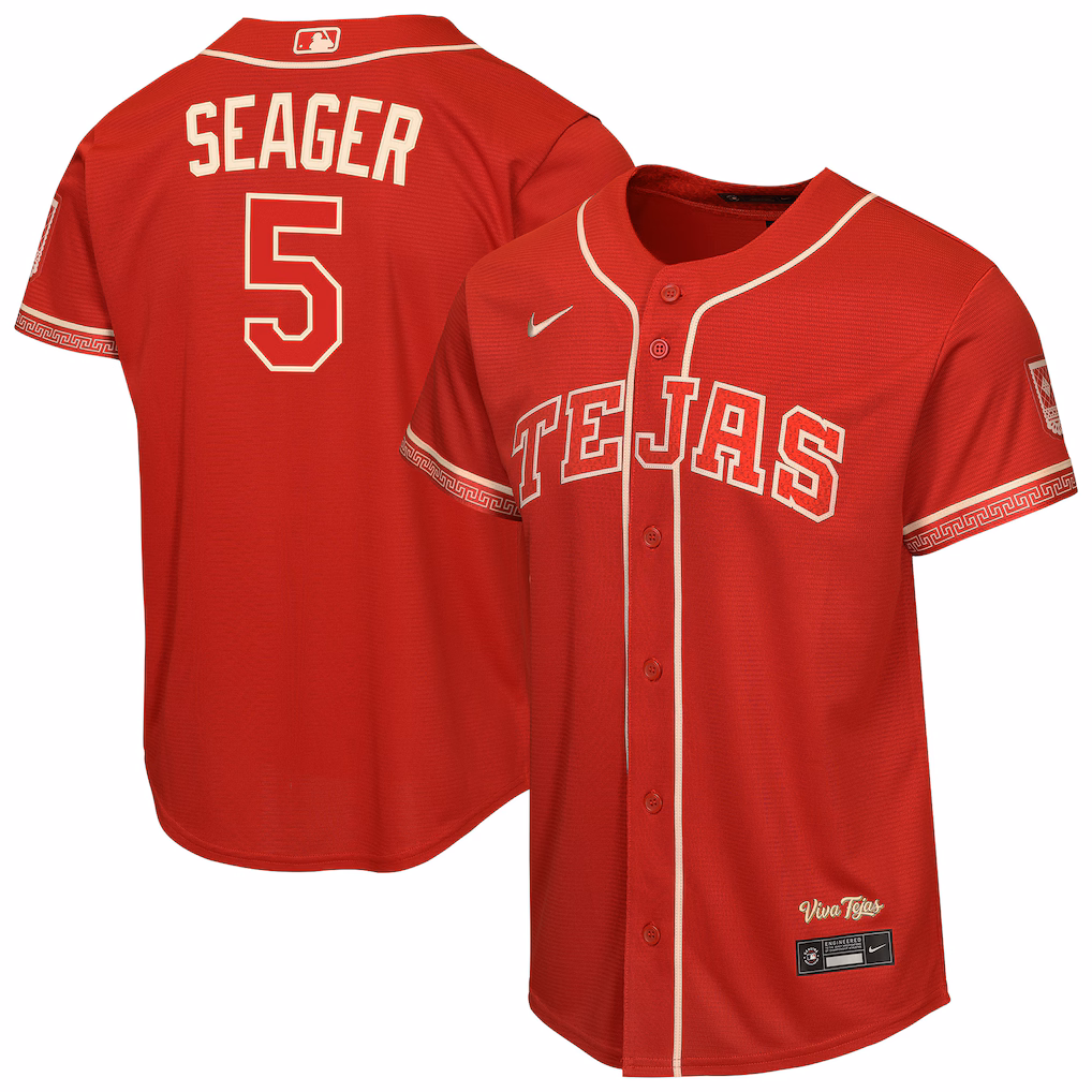 Youth Texas Rangers Corey Seager Nike Red 2026 City Connect Stadium Jersey - Jersey