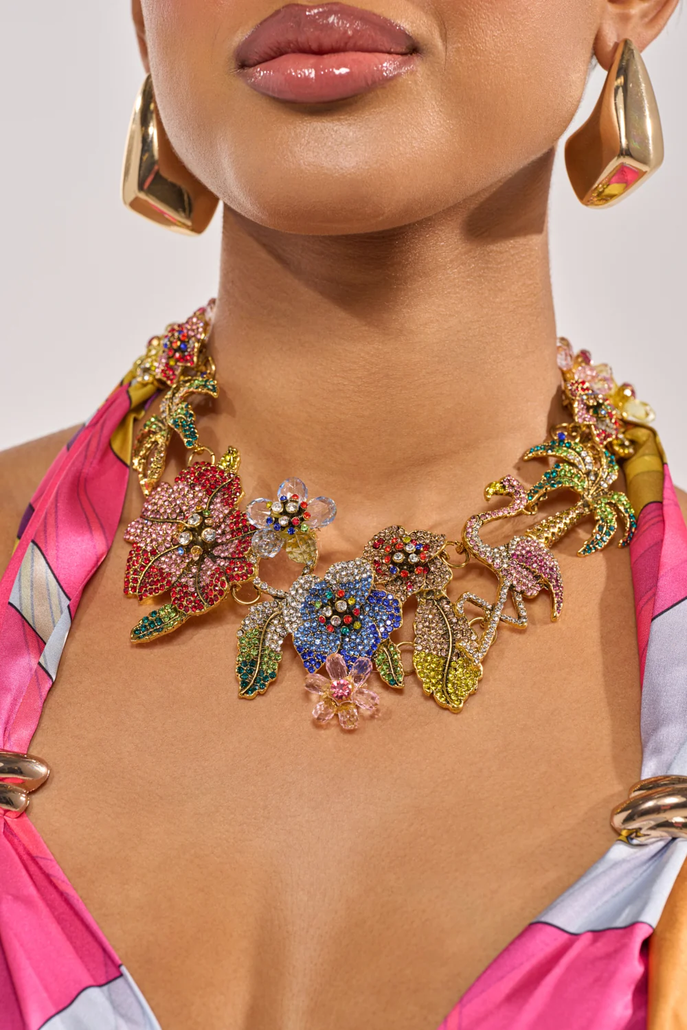 IN THE GARDEN STATEMENT NECKLACE - Akira Wear