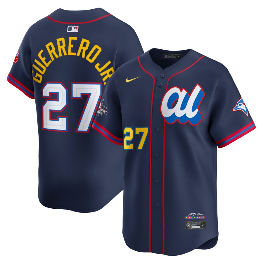 Men's American League Vladimir Guerrero Jr. Nike Navy 2025 All-Star Edition Limited Player Jersey - Jersey