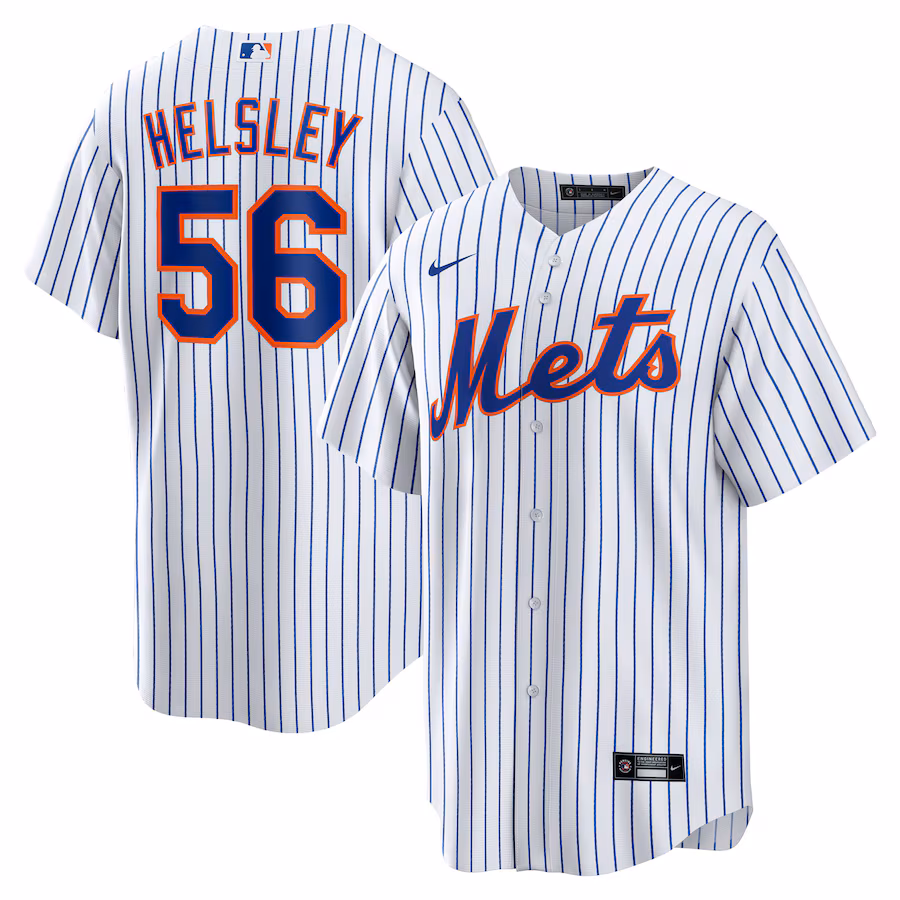 Men's New York Mets Ryan Helsley Nike White Home Replica Jersey - Jersey