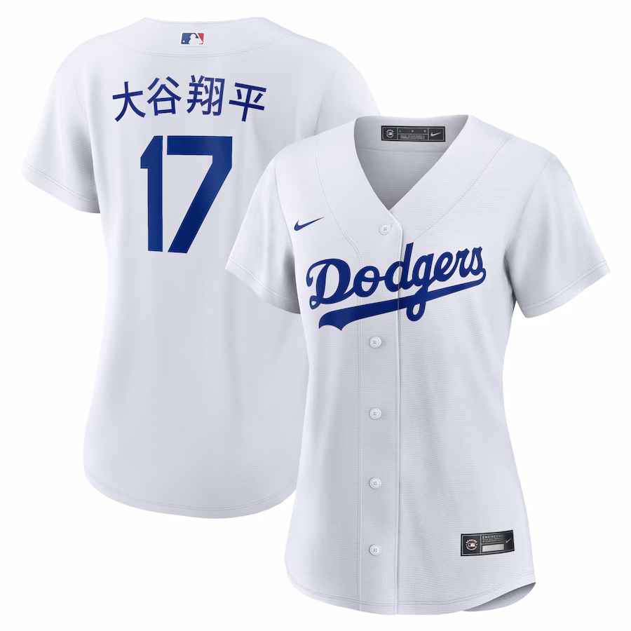 Women's Los Angeles Dodgers Shohei Ohtani Nike White Home Replica Jersey - Jersey
