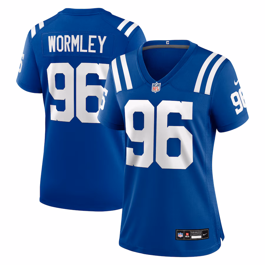 Women's Indianapolis Colts Chris Wormley Nike Royal Team Game Jersey - Jersey