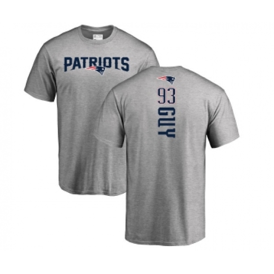 Football New England Patriots #93 Lawrence Guy Ash Backer T-Shirt - Jersey