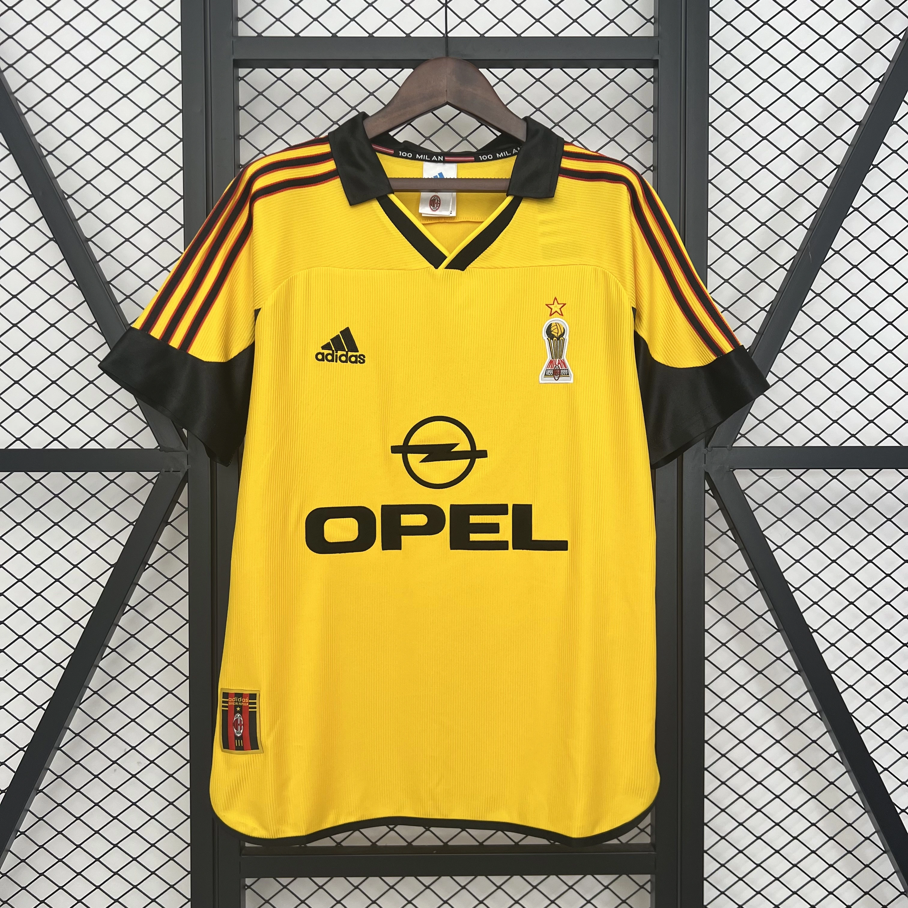 AC Milan Retro Soccer Jersey Away Custom Shirt 1999/00 - Jersey