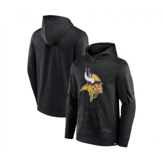 Men's Minnesota Vikings Black On The Ball Pullover Hoodie - Jersey