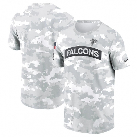 Men's Atlanta Falcons 2024 Arctic Camo Salute To Service Performance T-Shirt - Jersey
