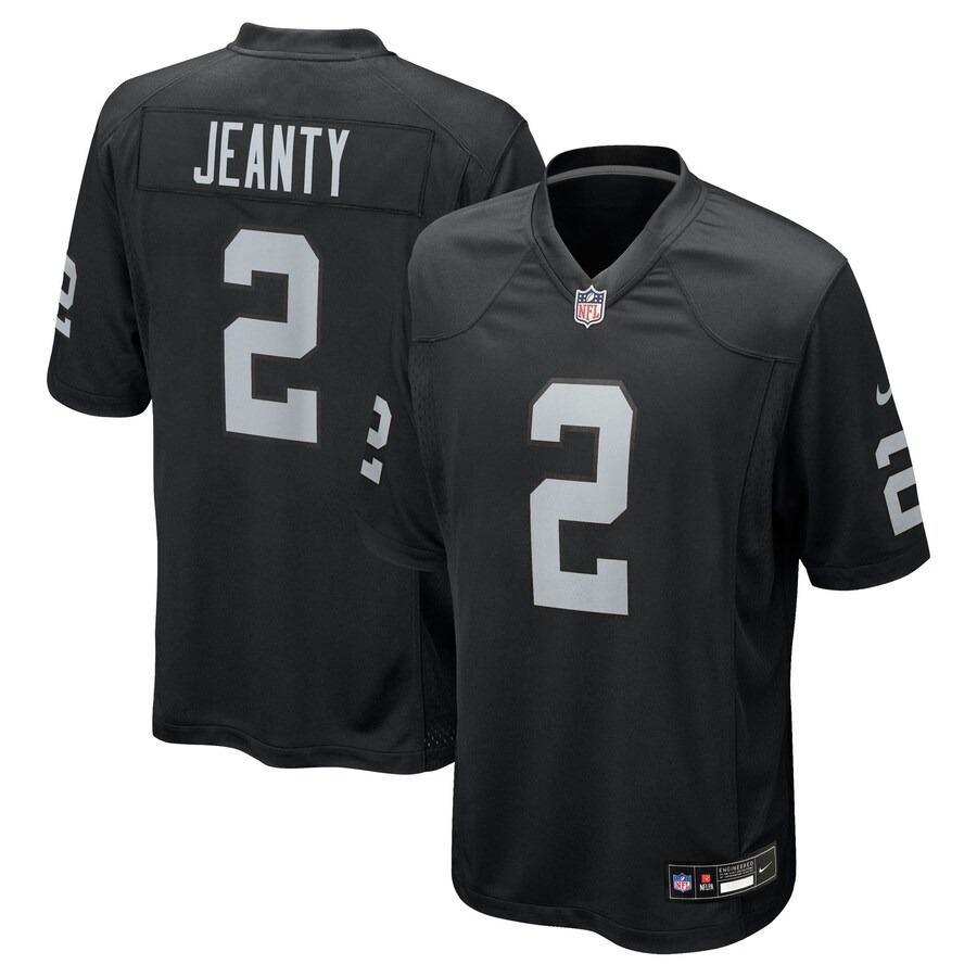 Youth Las Vegas Raiders Ashton Jeanty Nike Black Game Jersey - Jersey