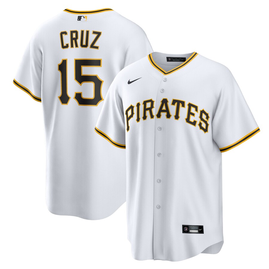 Youth Pittsburgh Pirates Oneil Cruz Nike White Home Replica Jersey - Jersey